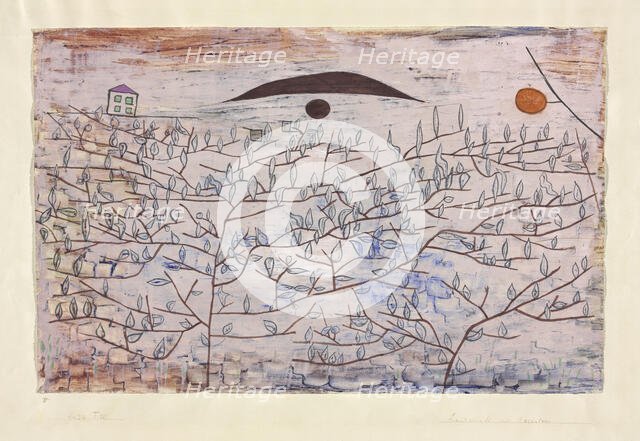 Landscape with accents, 1934. Creator: Klee, Paul (1879-1940).
