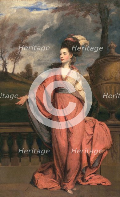 Jane Fleming (1755-1824), later Countess of Harrington, ca 1778.