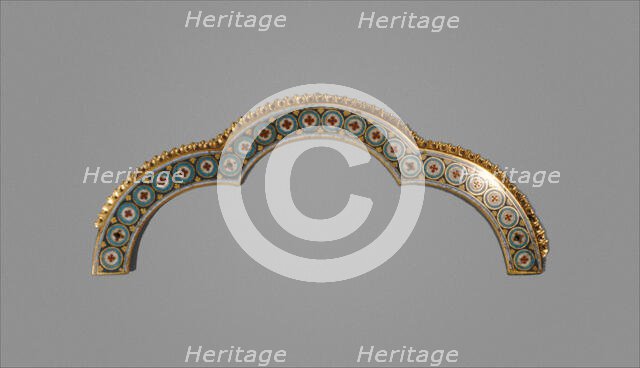 Tri-Lobed Arch from a Reliquary Shrine, German, ca. 1200. Creator: Unknown.