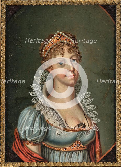 Portrait of the Empress Marie-Louise (1791-1847), c1820. Creator: Anonymous ().