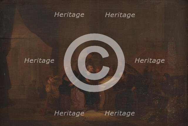 DELETE? LOW RES - Judas Casts down the Pieces of Silver in the Temple, 1642. Creator: Jacob Willemsz de Wet the elder.