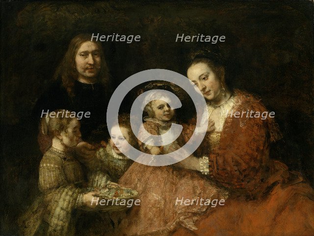 Family portrait, ca 1665. Artist: Rembrandt van Rhijn (1606-1669)