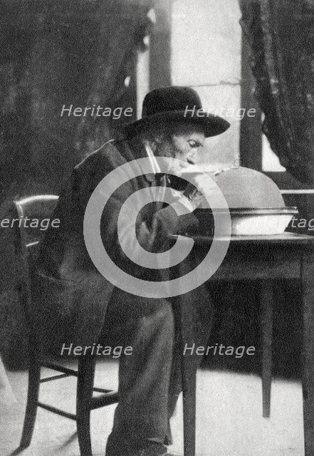 Jean Henri Fabre, French entomologist, 1880. Artist: Unknown