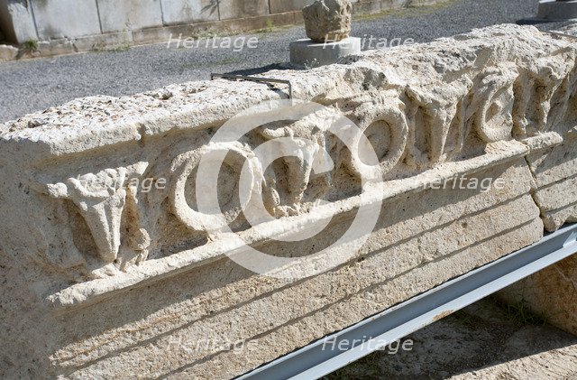 Cult rooms in the asclepeion at Messene, Greece. Artist: Samuel Magal