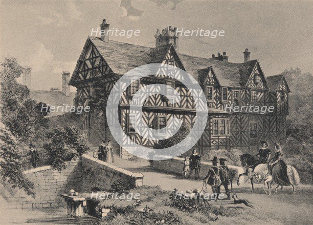 Pitchford Hall, Shropshire, 1915. Artist: Unknown.
