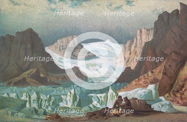 The second German northpolar expedition to the Arctic and Greenland in 1869. Artist: Anonymous  
