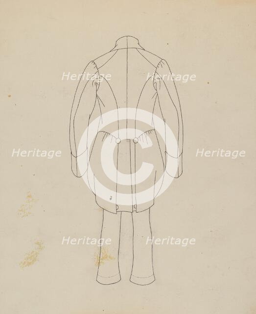 Boy's Coat and Trousers, c. 1939. Creator: Mae A. Clarke.