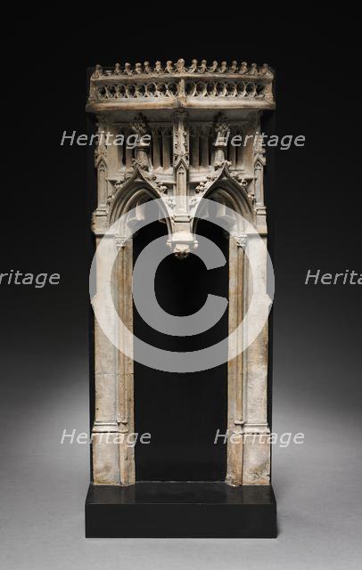 Architectural Canopy, c. 1450-1475. Creator: Unknown.