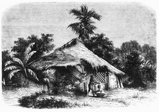 'Native Hut at Bombay', c1891. Creator: James Grant.