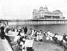 A Favourite North Wales Resort: the Beach at Colwyn Bay, 1909. Creator: Unknown.