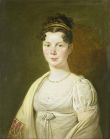 Portrait of Wilhelmina Maria Haack (1786-1857), fourth Wife of Gerrit Verdooren, 1814-1820. Creator: Adriaan De Lelie.