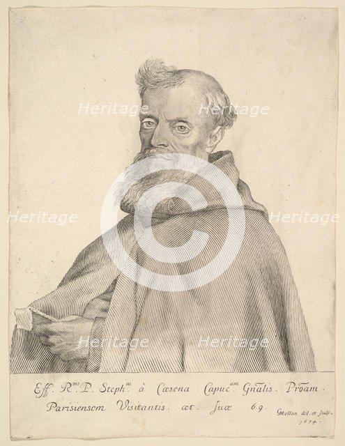 Le Père Étienne de Cesena, 1674. Creator: Claude Mellan.