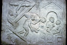 Roman relief of a ship. Artist: Unknown