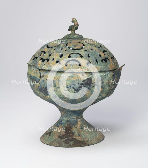 Incense Burner (Xunlu or Xianglu), Eastern Han dynasty (A.D. 25-220), 1st/2nd century A.D. Creator: Unknown.