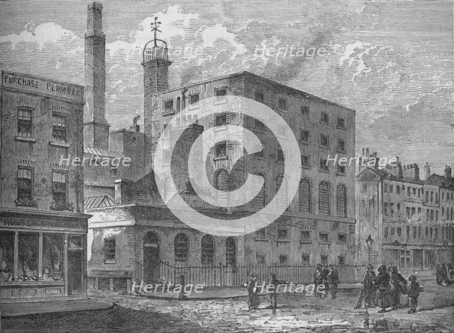 Golden Square Brewery, Soho, Westminster, London, c1875 (1878). Artist: Unknown.
