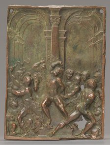 The Flagellation, late 15th - early 16th century. Creator: Moderno.