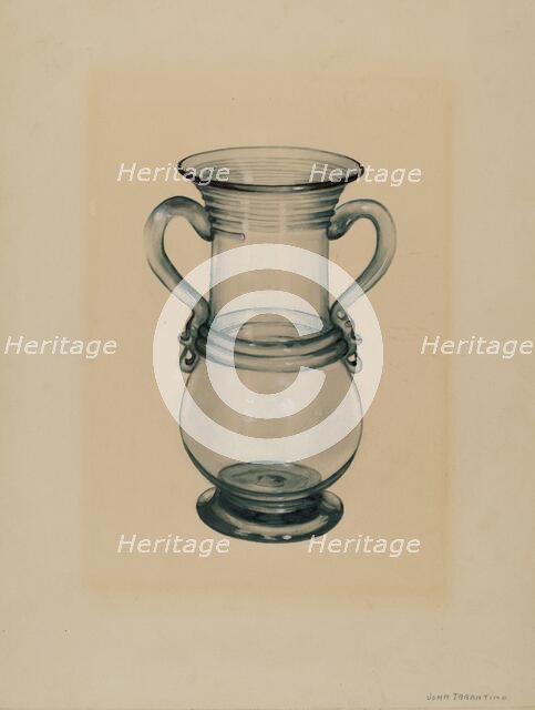 Vase, c. 1936. Creator: John Tarantino.