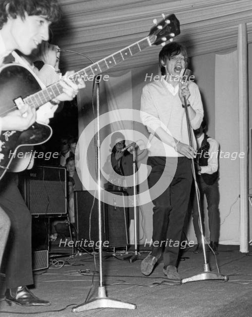 Mick Jagger and the Rolling Stones, 4th National Jazz and Blues Festival, Richmond, London, 1964. Creator: Brian Foskett.