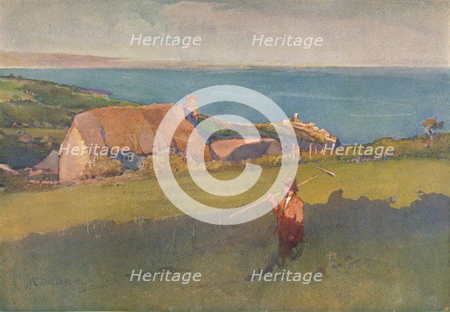 'Across Mounts Bay', c1880. Artist: Elizabeth Adela Forbes.