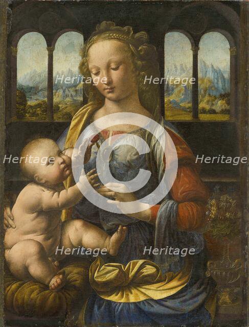 Madonna with the Carnation , ca 1475-1478. Creator: Leonardo da Vinci (1452-1519).