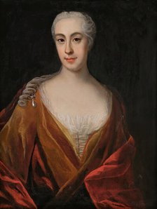 Portrait of a Lady, 1726. Creator: Johann David Swartz.