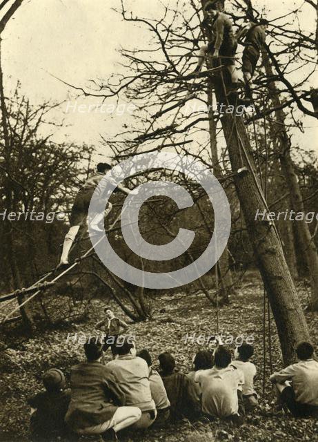 'Scouts Practising Pioneering', 1944. Creator: Unknown.