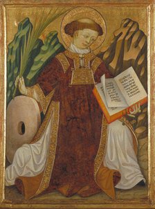 Saint Vincent, ca 1430. Artist: Zaortiga, Bonanat (active 15th century)