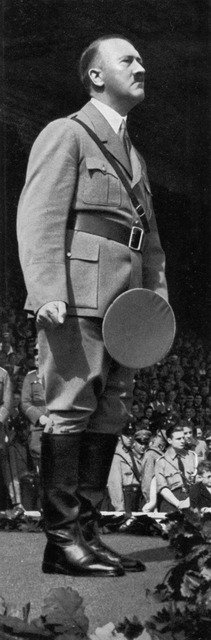 Adolf Hitler at the Nuremberg Rally, Germany, 1935. Artist: Unknown