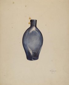 Whiskey Flask, 1935/1942. Creator: G. A. Spangenberg.