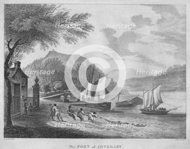 'The Port of Inverary', 1804. Artist: James Fittler.