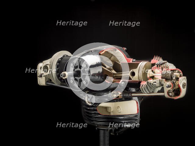 Aeronca E-113, Horizontally-Opposed 2 Engine, Cutaway, ca. early 1930s. Creator: Aeronautical Corporation of America.