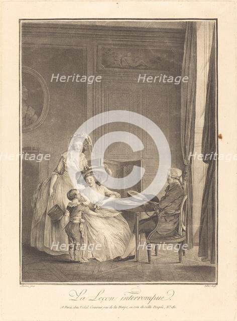 La lecon interrompue. Creator: Geraud Vidal.