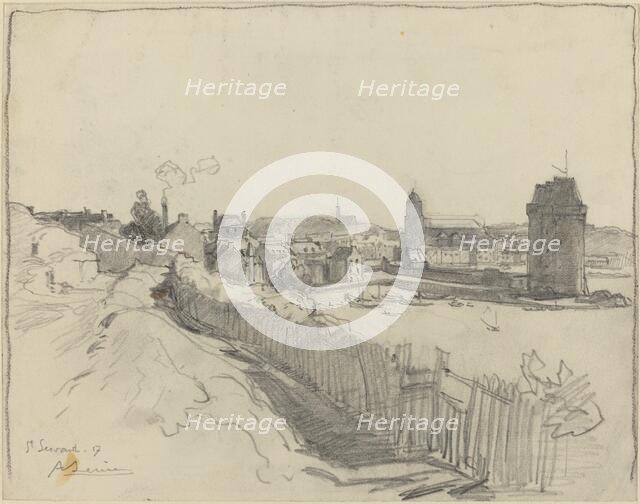 Saint Servan, 1917. Creator: Auguste Lepere.