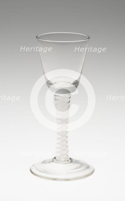 Wine Glass, England, 18th century. Creator: Unknown.
