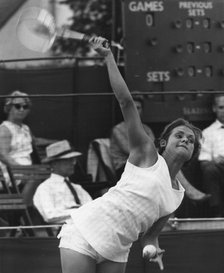 Evonne Goolagong, Australian tennis player, 1970. Artist: Unknown