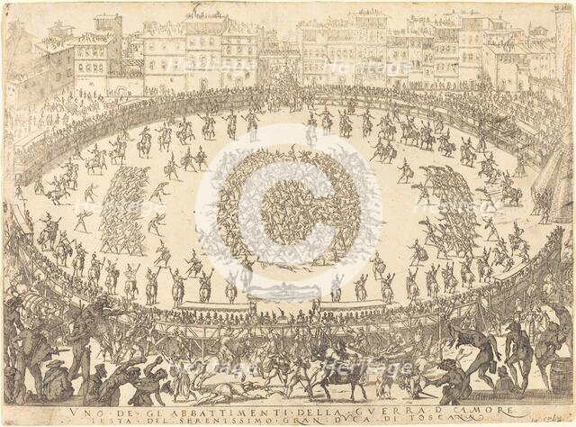 One of the Infantry Combats, 1616. Creator: Jacques Callot.