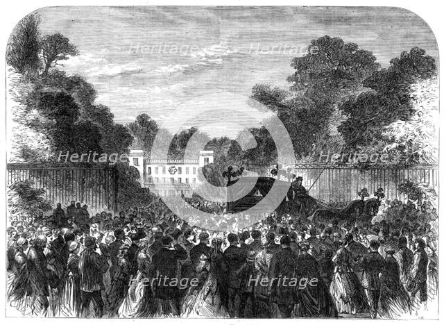Funeral of the late Lord Brougham at Cannes, 1868. Creator: Unknown.
