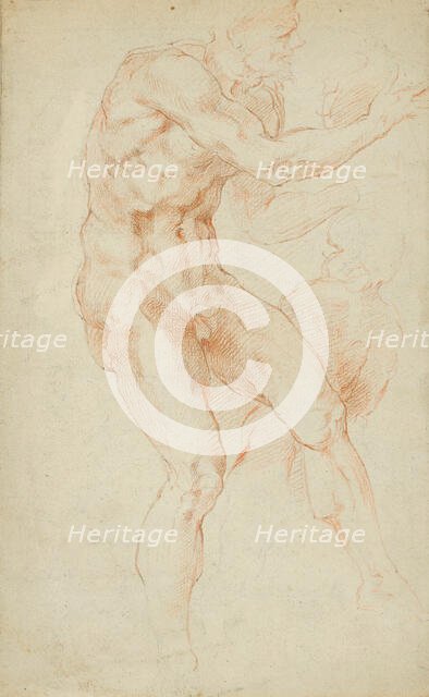 Sketches of Two Satyrs, n.d. Creator: Jean-Baptiste Carpeaux.