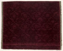 Fragment of Stamped Velvet, 1600s. Creator: Unknown.