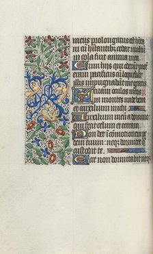 Book of Hours (Use of Rouen): fol. 61v, c. 1470. Creator: Master of the Geneva Latini (French, active Rouen, 1460-80).