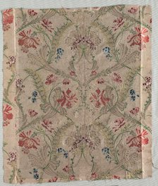 Brocaded Silk, early 1700s. Creator: Unknown.