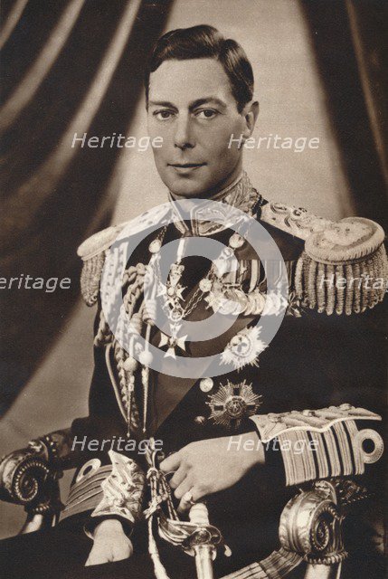 'His Majesty King George VI', c1936. Artist: Captain P North.