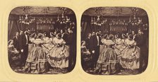 Genre scene: formal party, 1855-1860. Creator: Mark Anthony.