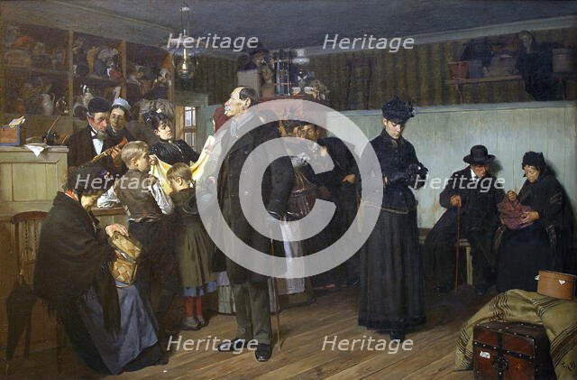 At the pawnbroker's, 1893. Creator: Frants Henningsen.