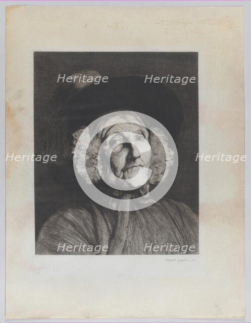 Welsh Woman, 1878. Creator: Hubert von Herkomer.