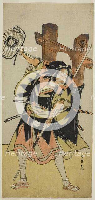 The Actor Ichikawa Danjuro V as a Loyal Ronin, Japan, c. 1783. Creator: Shunsho.