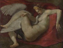 Leda and the Swan, after 1530. Artist: Buonarroti, Michelangelo, (School)  