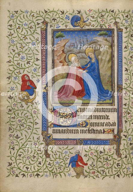 The Visitation; Book of Hours, about 1410. Creator: Unknown.