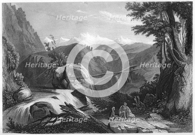 Deobun, near Umballah, India, c1860. Artist: Unknown