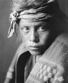 The youth from the desert land-Navaho, c1906. Creator: Edward Sheriff Curtis.